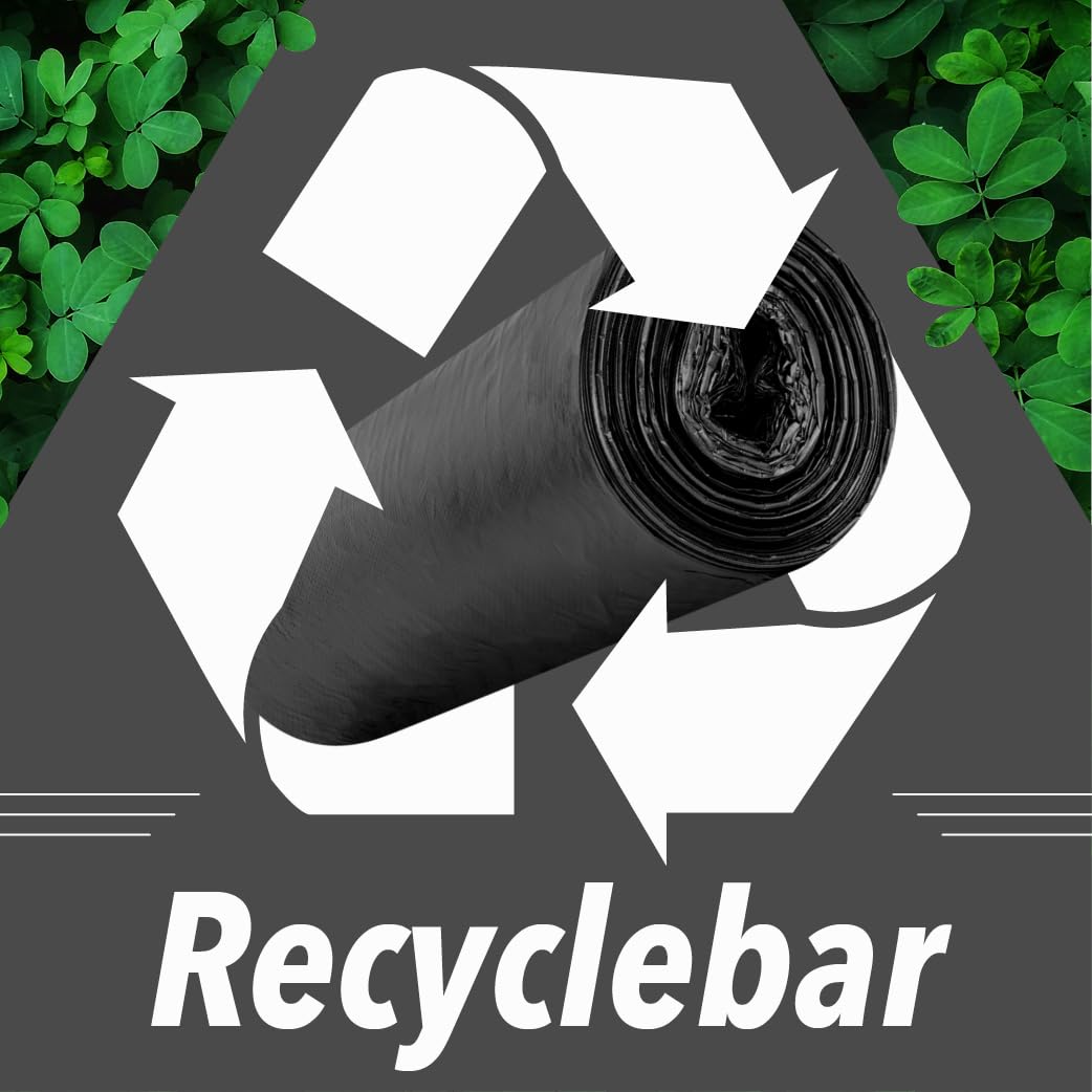 G.I.V. Stabile reißfeste Müllbeutel 10x 120L Fassungsvolumen 30 µ - 20 Stück pro Rolle - schwarze Abfallsäcke 70x110cm flüssigkeitsdicht & recyclingfähig - Restmüll in Haushalt, Gastronomie, Industrie