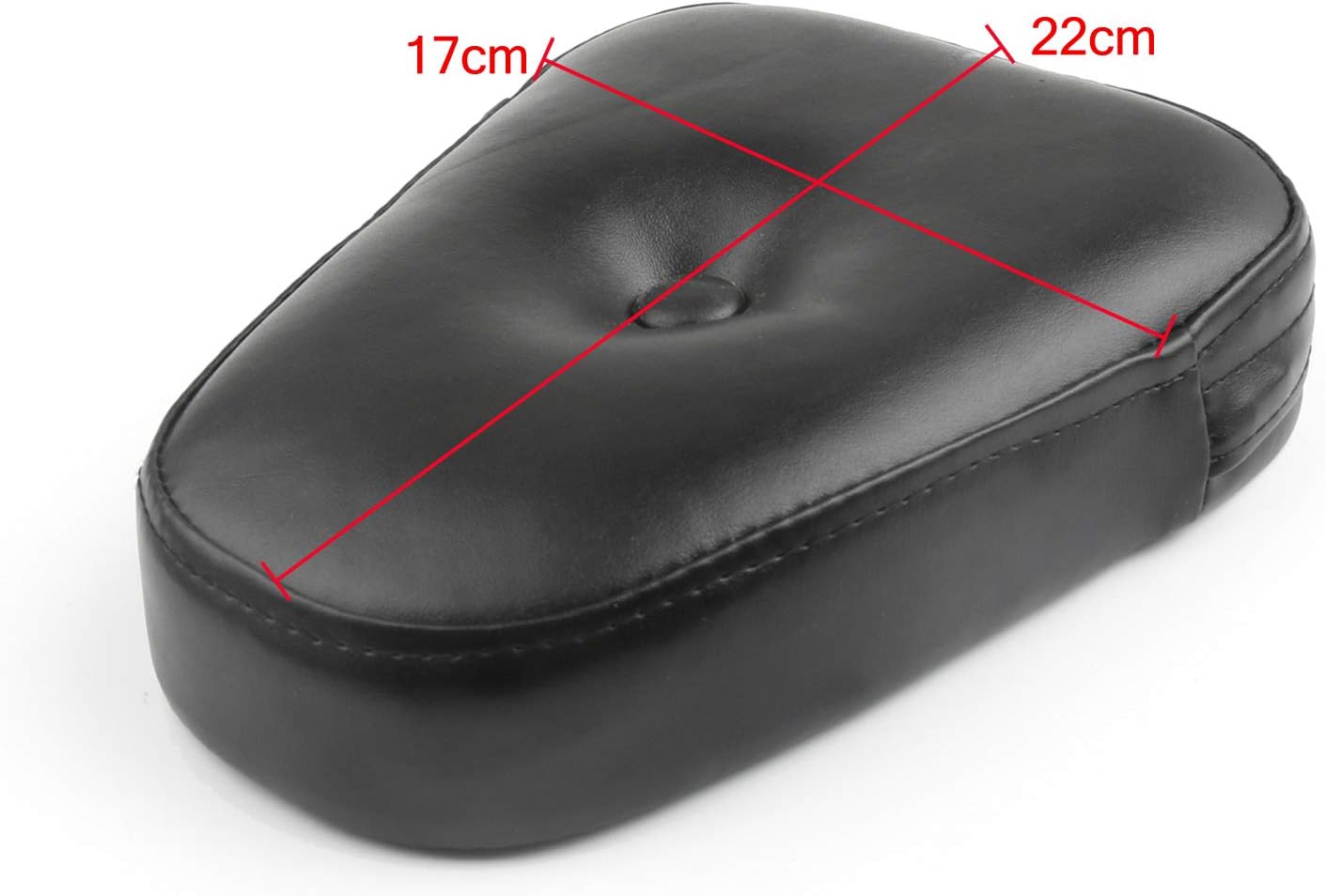 MAD HORNETS Motorcycle Universal Backrest Cushion Sissy Bar Pad for Custom Bikes Ya-maha Touring Cruiser