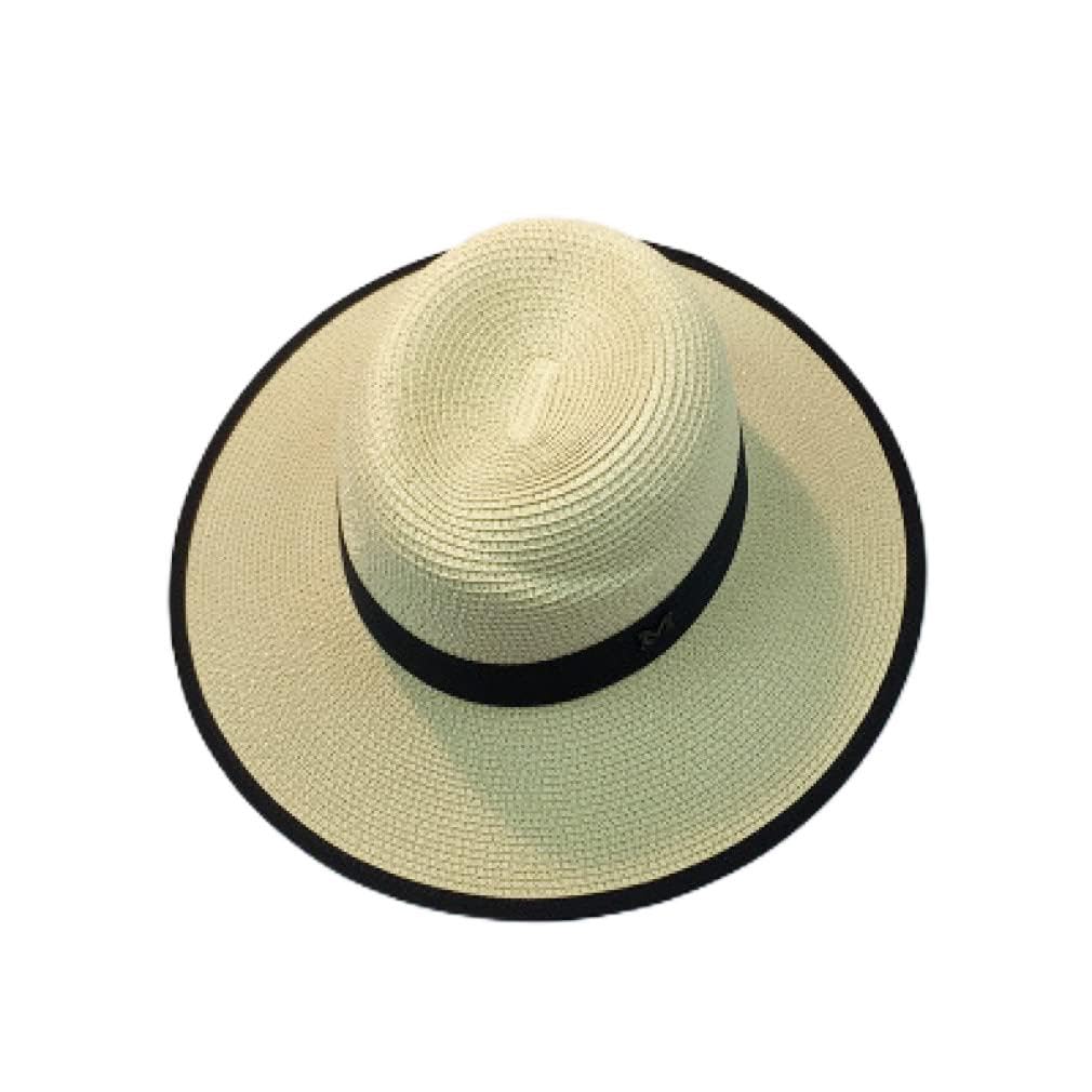 Vendita Cappelli Estivi da Sole per Donne Cappello di Paglia da Donna A Tesa Larga Cappello da Ragazza Vacanza al Mare
