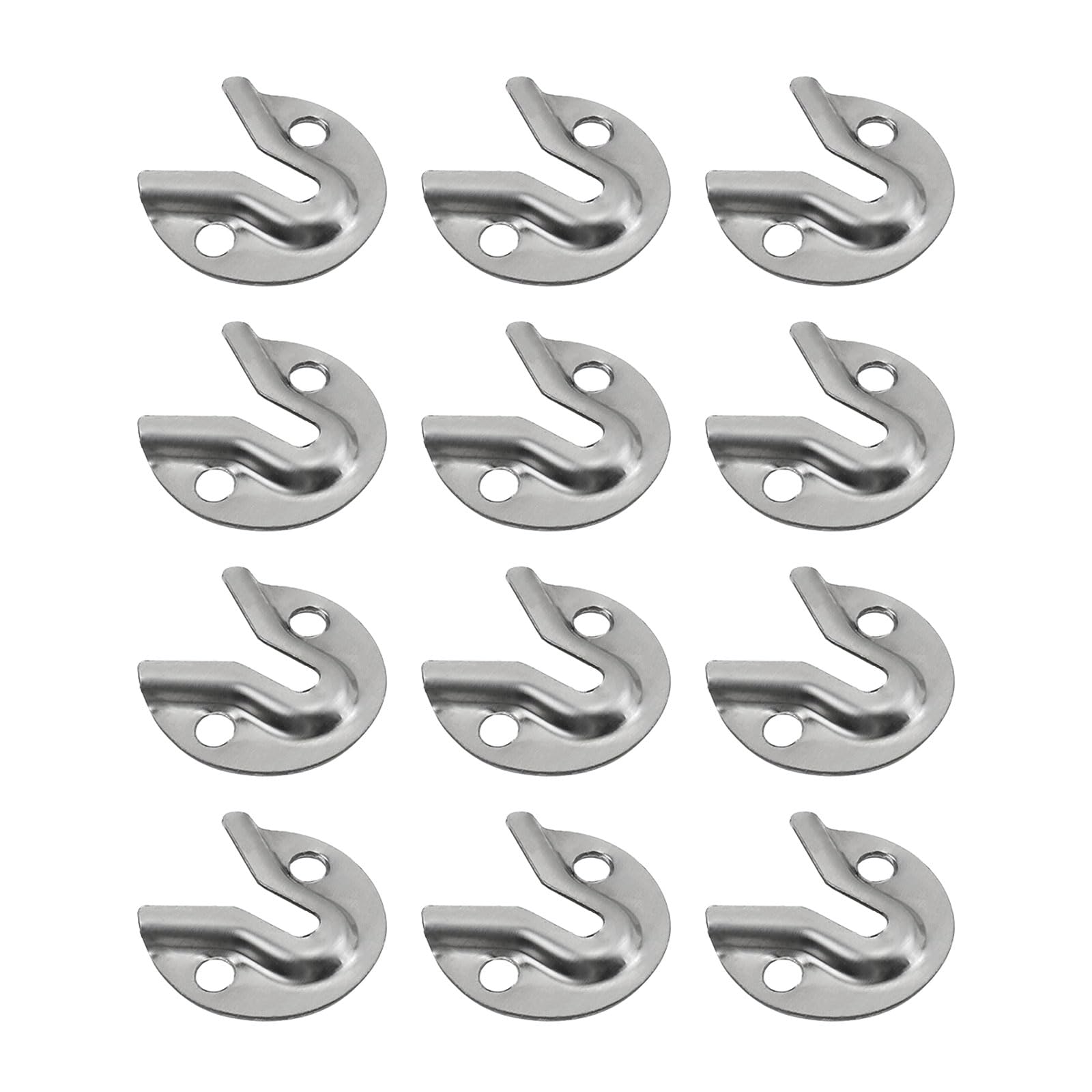 12pcs Easy Installation Flush Concealed Mount Bracket Headboard Wall Fixings Large Flush Mount Brackets Concealed Bracket