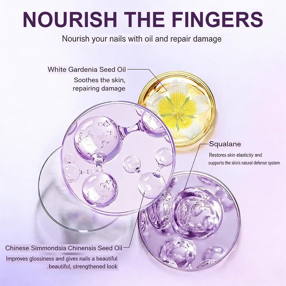 3 Pezzi Olio Cuticole Unghie, Penna per Olio Set di Oli per Cuticole, Trattamento delle Unghie, Nail Moisturizer, Nail Care Pen Formula Non Grassa