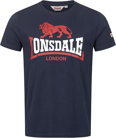 Lonsdale Men's Lion Two Tone T-Shirt