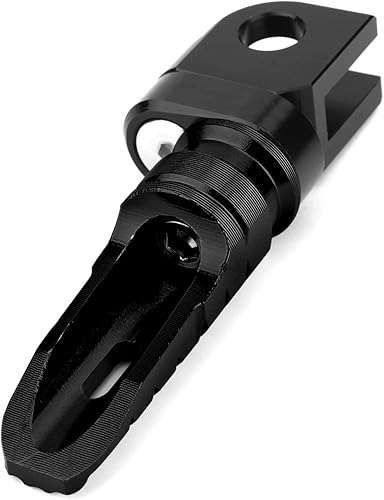 Miniatura 20 de Mad Hornets Reposapiés delantero Piernas para KAWASA-KI Z300 Z400 Z800 Z650 Z900 Z1000 NIN-JA 650 Rojo -,Negro