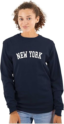 Miniatura 3 de Nueva York State Pride Souvenir manga larga camiseta hombres mujeres