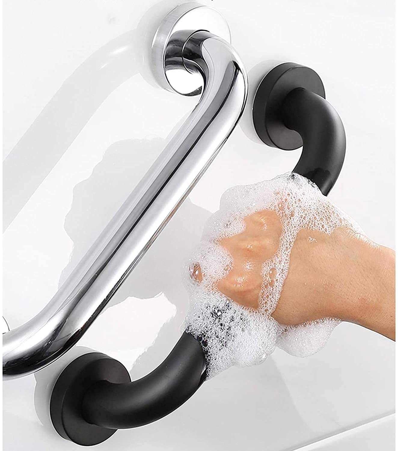Barra de Agarre de Seguridad para Ducha Resistente sin Plomo para Bañera, Barras de Agarre de Ducha de Baño, Rieles de Bañera Accesorios de Baño Ayuda de Seguridad para el Baño Ayudas de Movilid