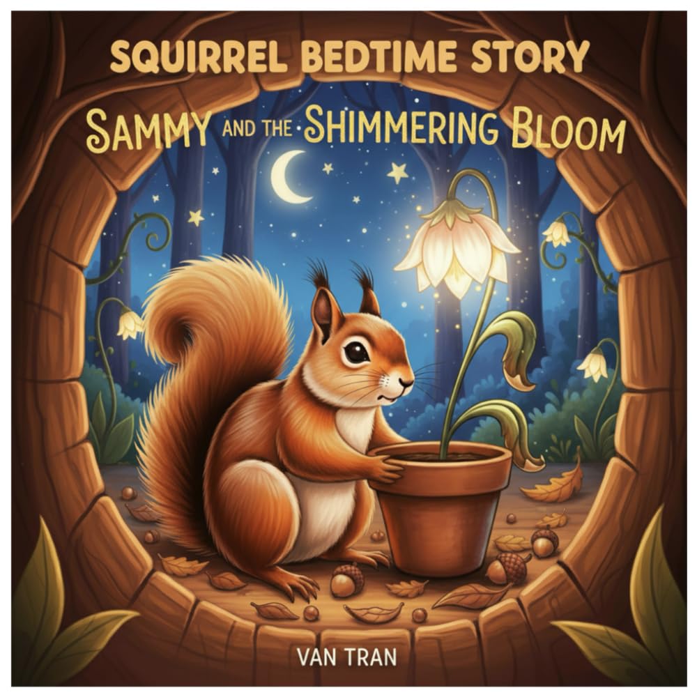 Sammy and the Shimmering Bloom (Squirrel Bedtime Story)