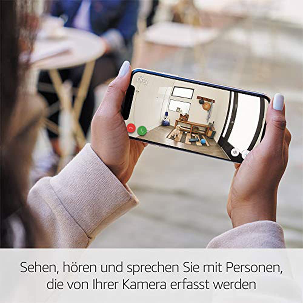Ring Außenkamera Akku (Stick Up Cam) | Überwachungskamera aussen mit 1080p-HD-Video, WLAN, witterungsbeständig, geeignet für Haus & Grundstück, Alexa-kompatible Sicherheitskamera | 2 Kameras