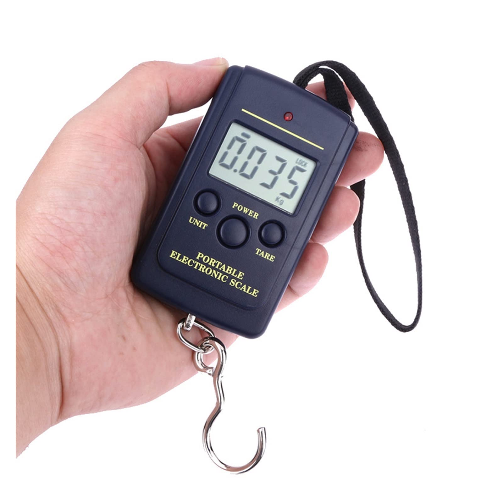 Przemysłowa waga żurawiowa 40 kg/10 gMini cyfrowa waga do bagażu wędkarskiego, waga podróżna, wiszący elektroniczny hak, narzędzie do ważenia kuchni do precyzyjnego pomiaru