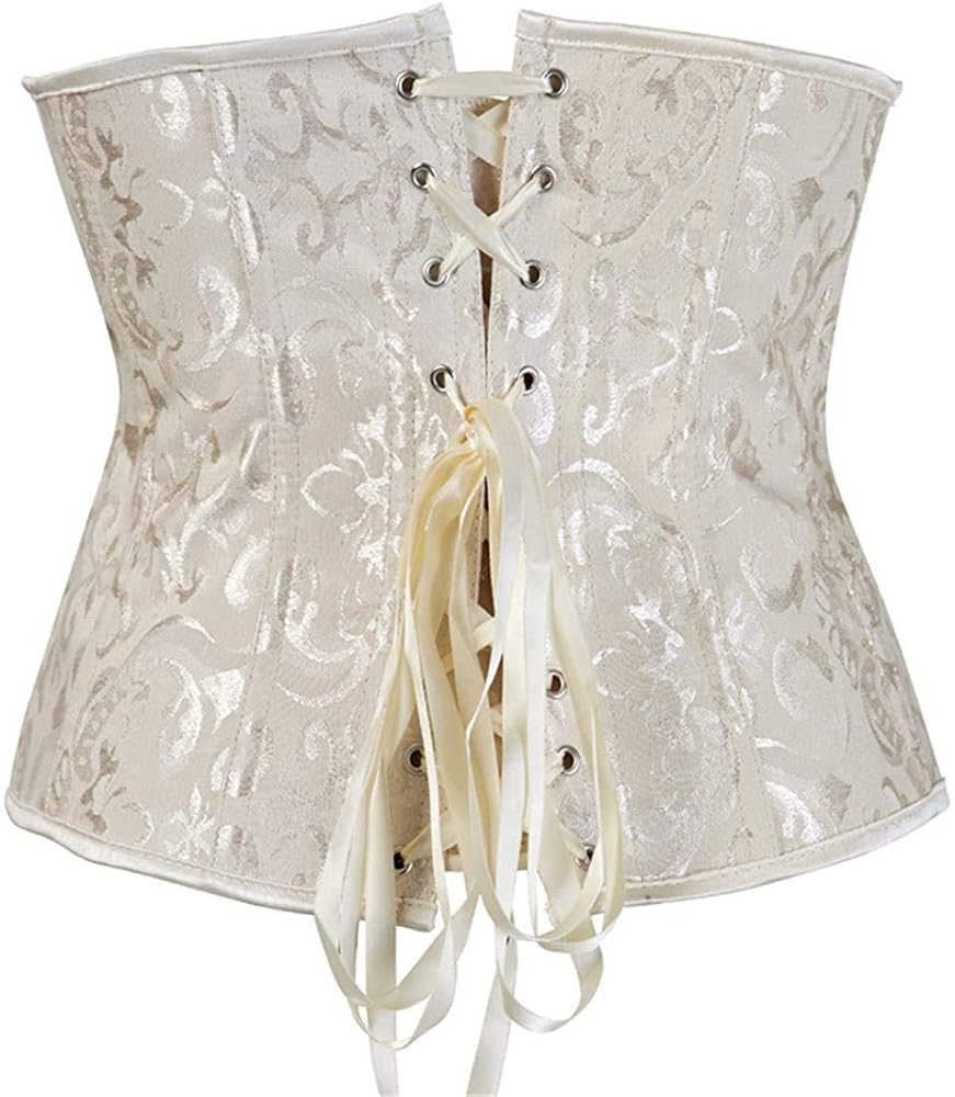 最終お値下げ　melt the lady lace up corset tops Amazon.com: Moessa Women's Lace up Boned Overbust Corset