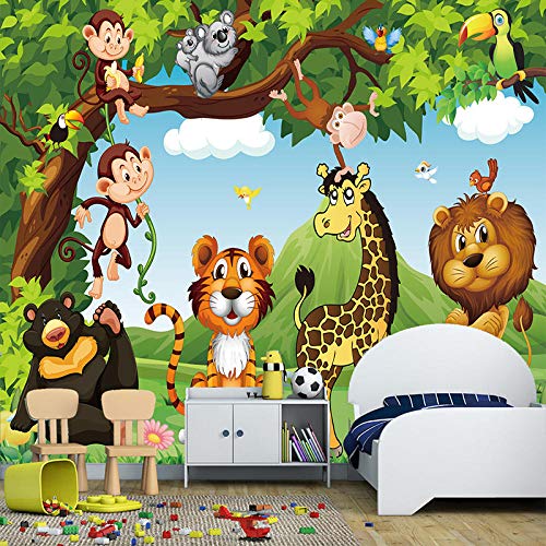 Carta Da Parati 3d Carta Da Parati Murale Con Foto Di Animali Del Mondo Degli Animali Camera Da Letto Per Bambini Carta Da Parati Impermeabile