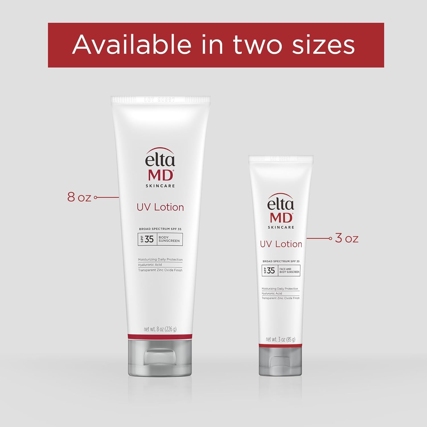 EltaMD UV Lotion Mineral Sunscreen Moisturizer with Zinc Oxide & Hyaluronic Acid
