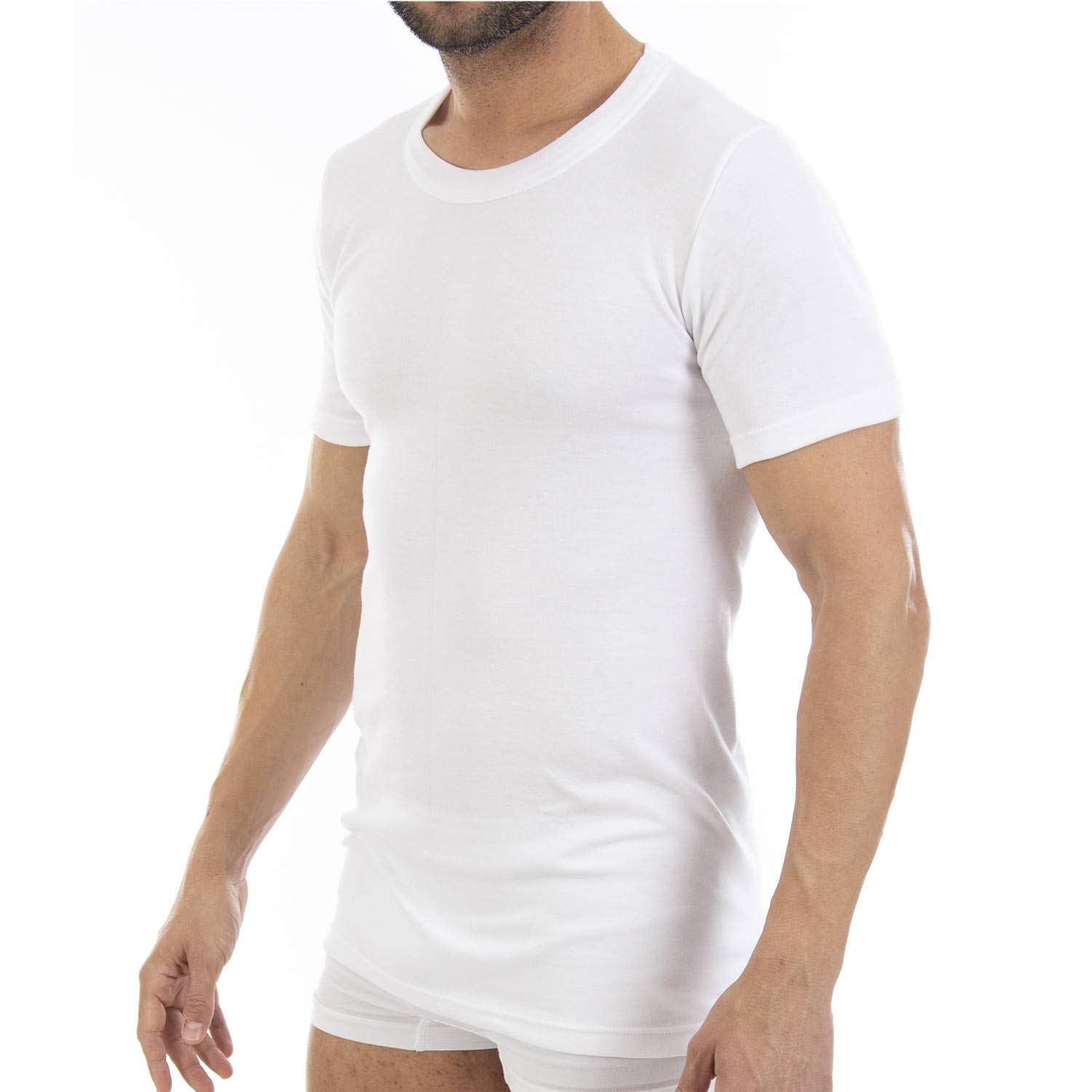 Multipack de Camiseta Interior Termal de Hombre L100, Manga Corta y Cuello Redondo.