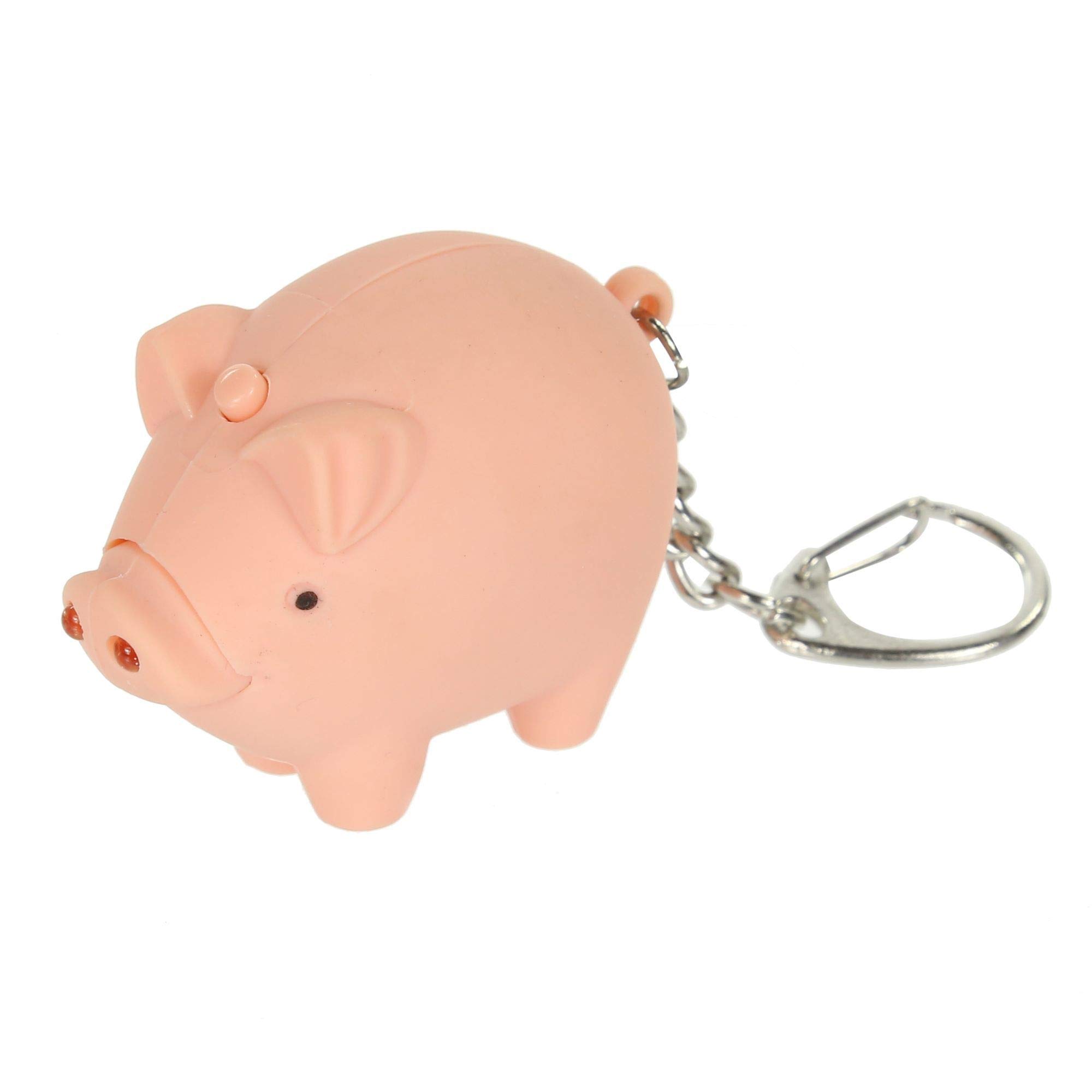 RegattaRegatta Great Outdoors Childrens/Kids Animal Keyring Torch (One Size) (Pig (Pink))