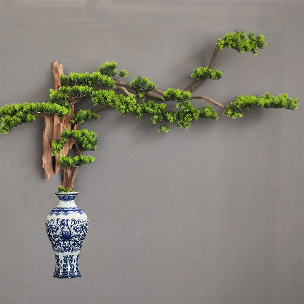 Vase Mural Pour Aquarium, Station De Propagation De Plantes Murale Séparée, Vase Suspendu Stable En Porcelaine Bleue Et Blanche Pour Plantes Hydroponiques D'Intérieur, Décoration Pour La Maison Ou Le