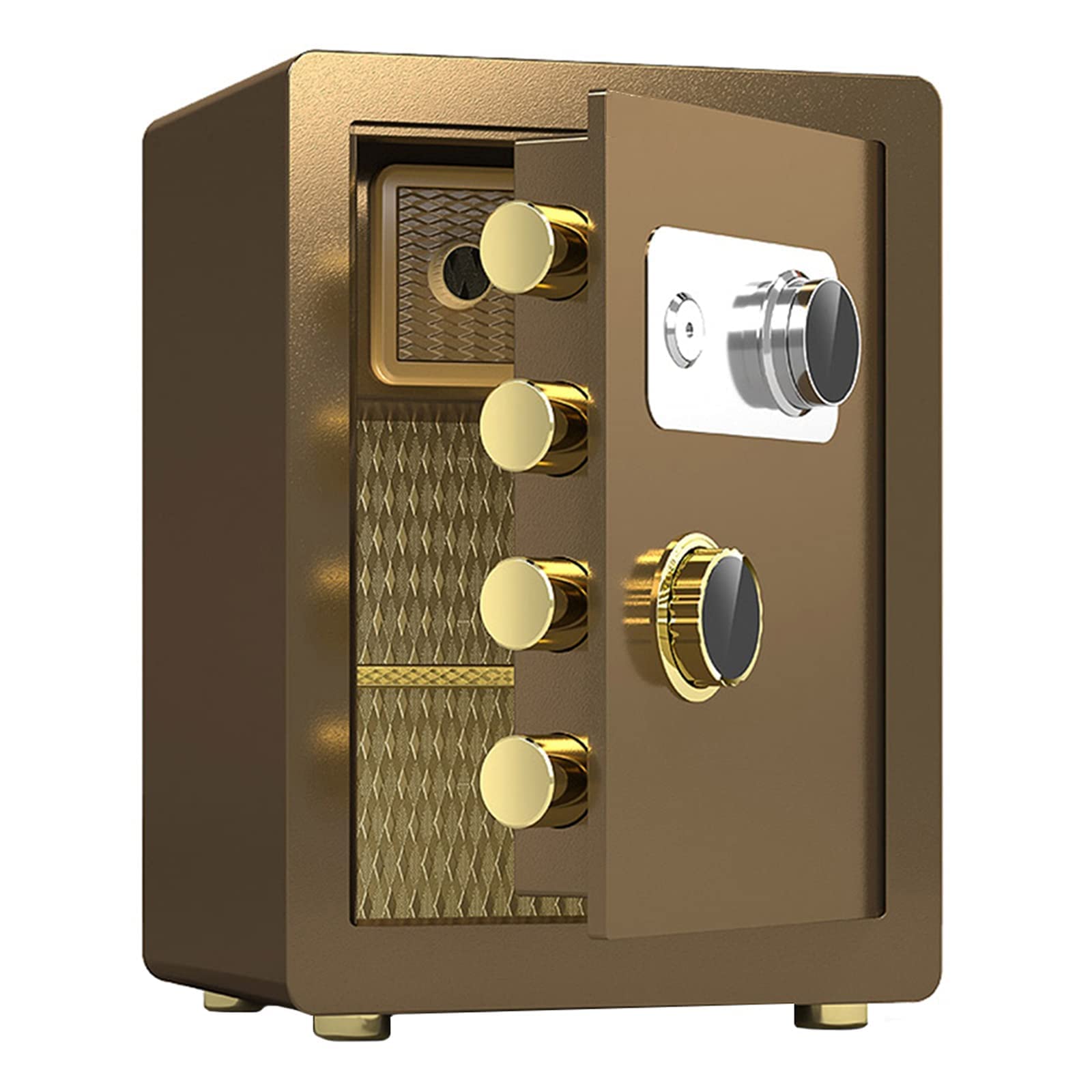 Coffre-fort mécanique RLKHXBS à code pour bureau noir grande capacité - 8