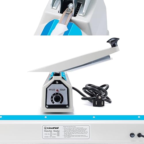 Vista 41 de Sealer Pro, sellador térmico patentado por impulso de 8 pulgadas, máquina selladora de bolsas súper resistente de 0.079 in de ancho de sellado con 2