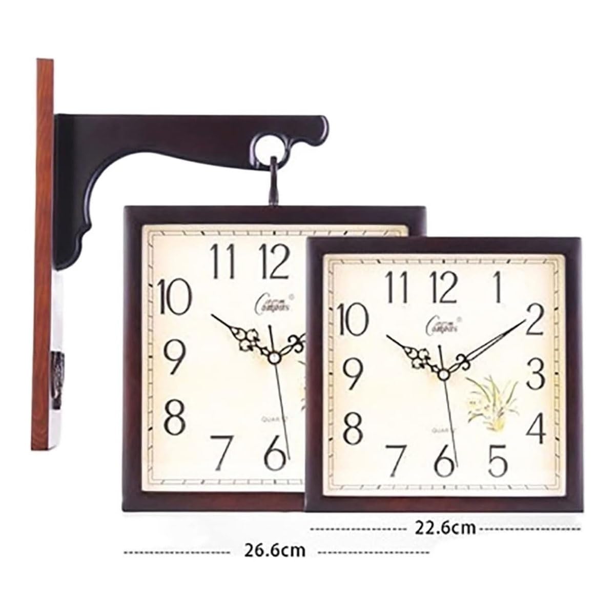 Orologio da parete bifacciale in stile europeo Orologi classici