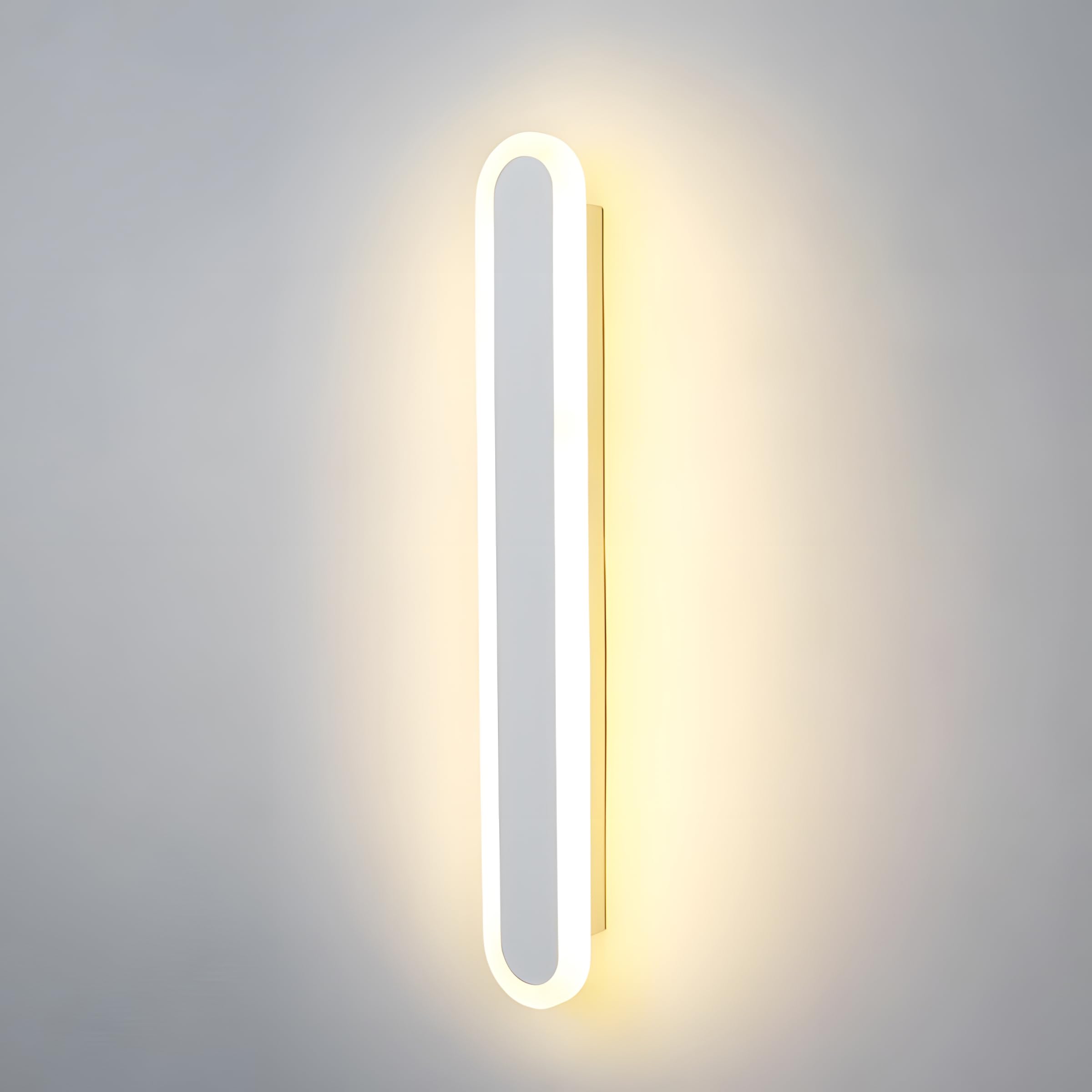 Ztwleed White Led Wall Light Indoor,12W Wall Lamp Modern 3000K/4000K/6000K,Acrylic Wall Sconce Lights For Bedroom Living Room Corridor Stair 40Cm