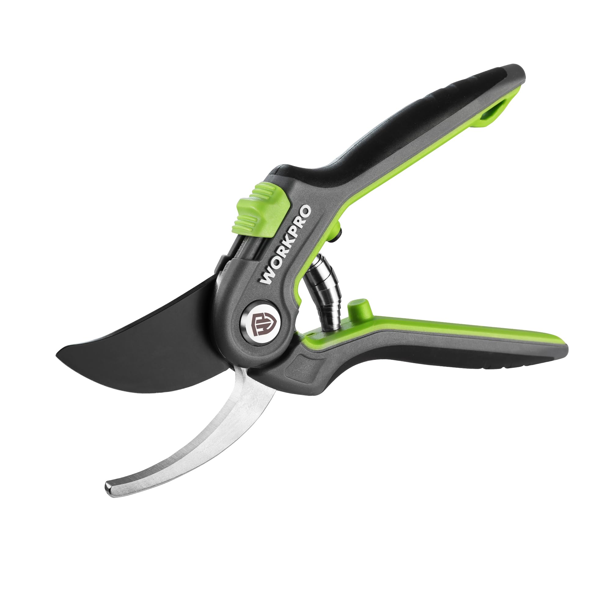WORKPRO 200 mm Secateurs & Pruning Scissors, Heavy Duty Secateurs with SK5 Blades