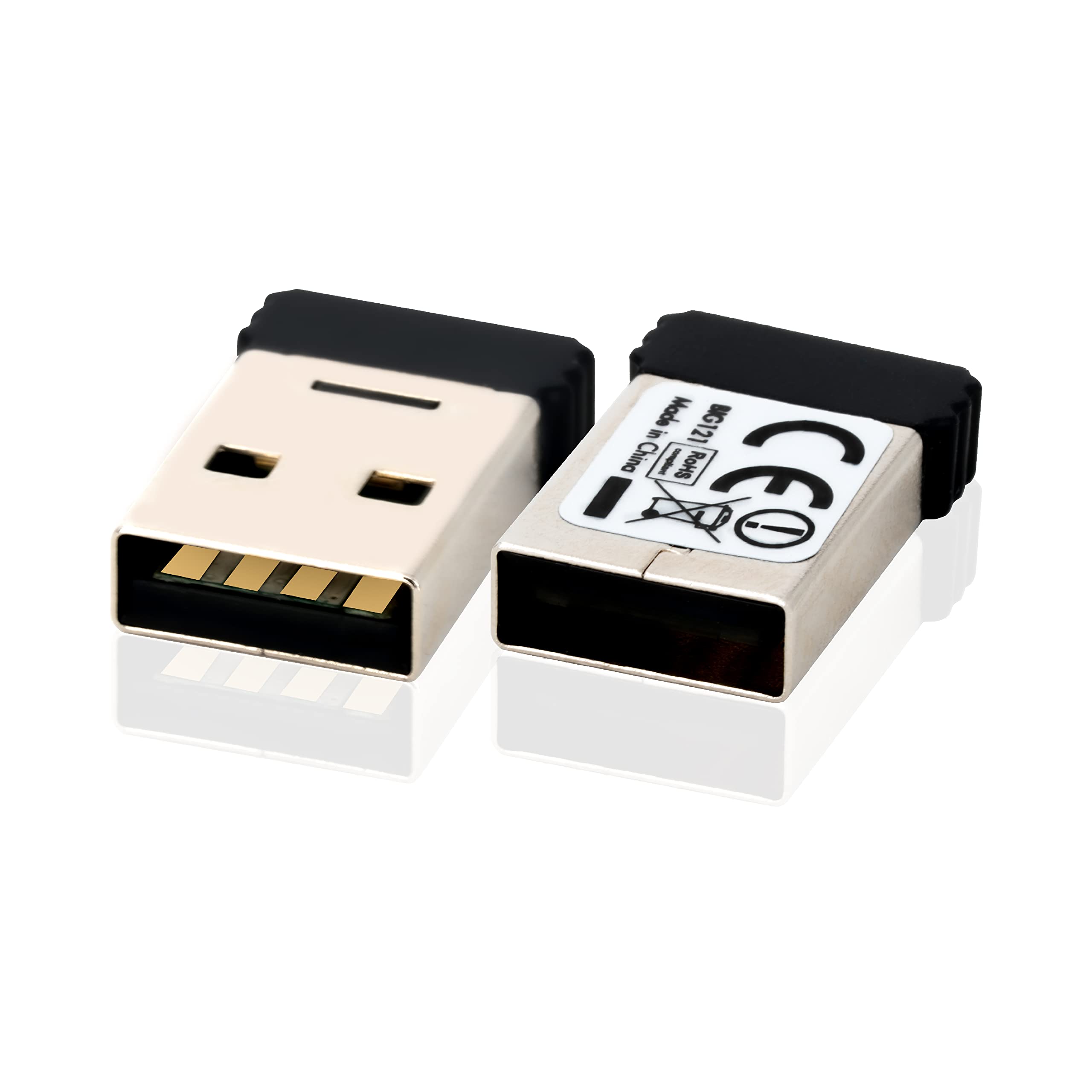 Bigtec Adattatore Bluetooth USB 2.0 – Plug & Play Per PC, Laptop, Tablet – Dongle Per Cuffie, Mouse E Tastiera
