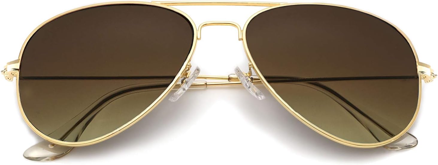 YuFalling Polarized Aviator Sunglasses for Women and Men