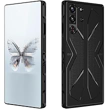 Protective Case for Redmagic 10 Pro Gaming Mobile Phone Case Camera Protection Texture Non-Slip Durable Scratch-Resistant Soft TPU Bumper Covers Black