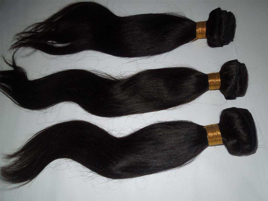 HairPR Hair 100% Cambodian Human Virgin Hair extension 3 Bundles Straight Natural Color Can be dyed
