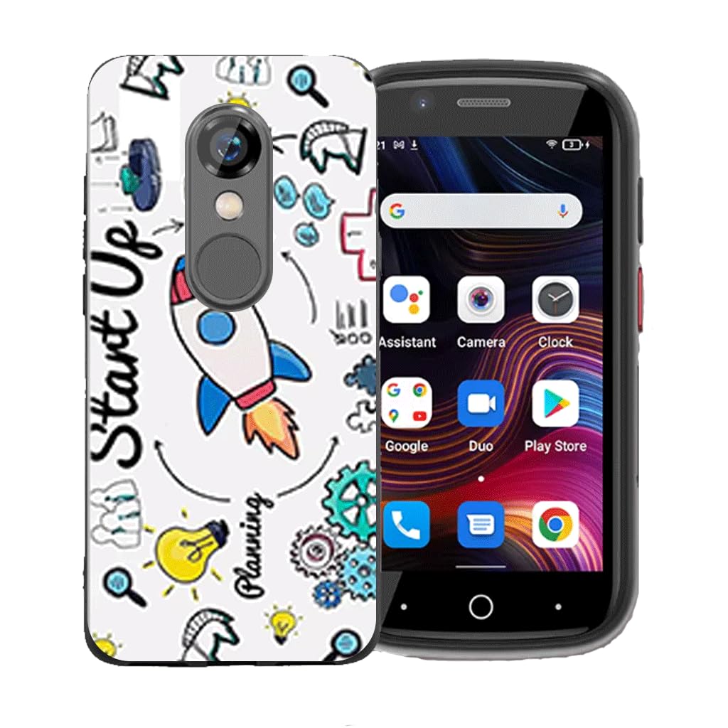 TPU Cover for Unihertz Jelly 2, Flexible Silicone Slim fit Soft Shell Cute Back Case Bumper Rubber Protective Case for Unihertz Jelly 2 - OOYLLM40