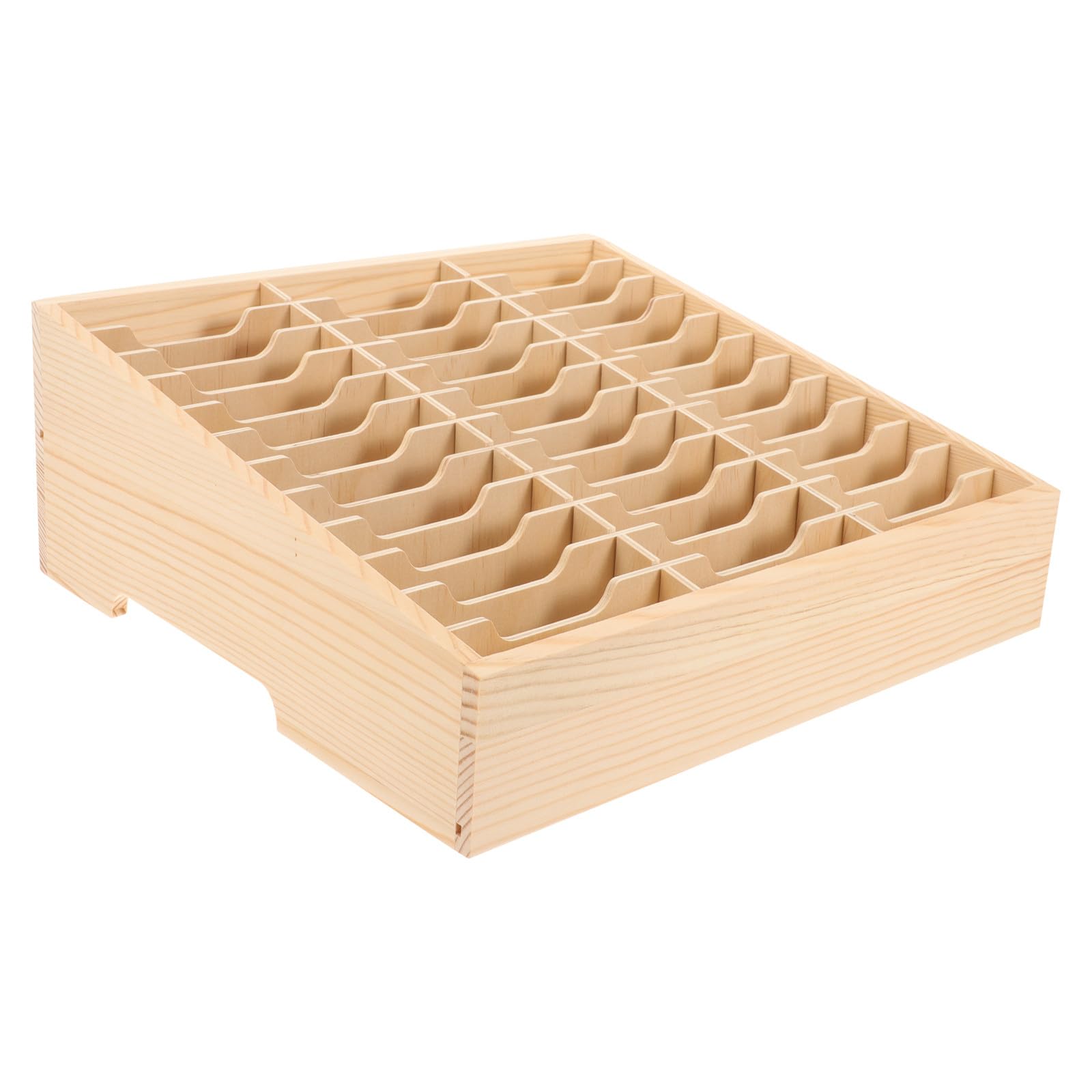Abaodam Scatola Portaoggetti in Legno Organizer da Tavolo Supporto per Cellulare da Scrivania Contenitore da Scrivania Scomparti Multipli Accessori per Casa