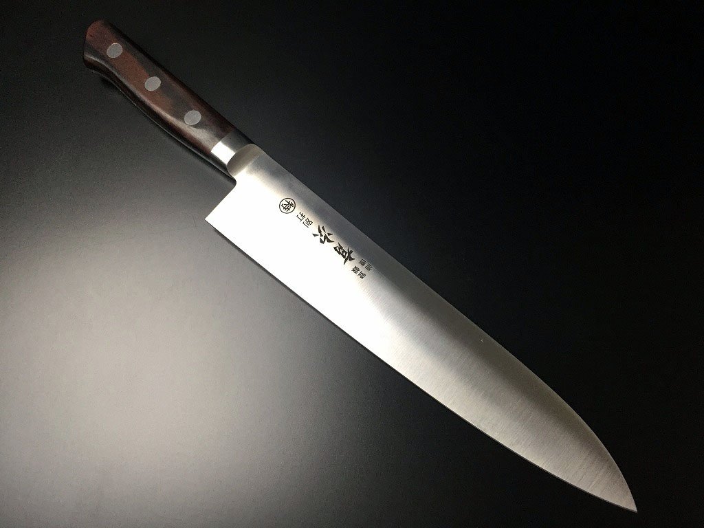 Amazon | 有次 包丁 牛刀 210mm 超合金鋼 築地 ARITSUGU 柄 鞘付 名