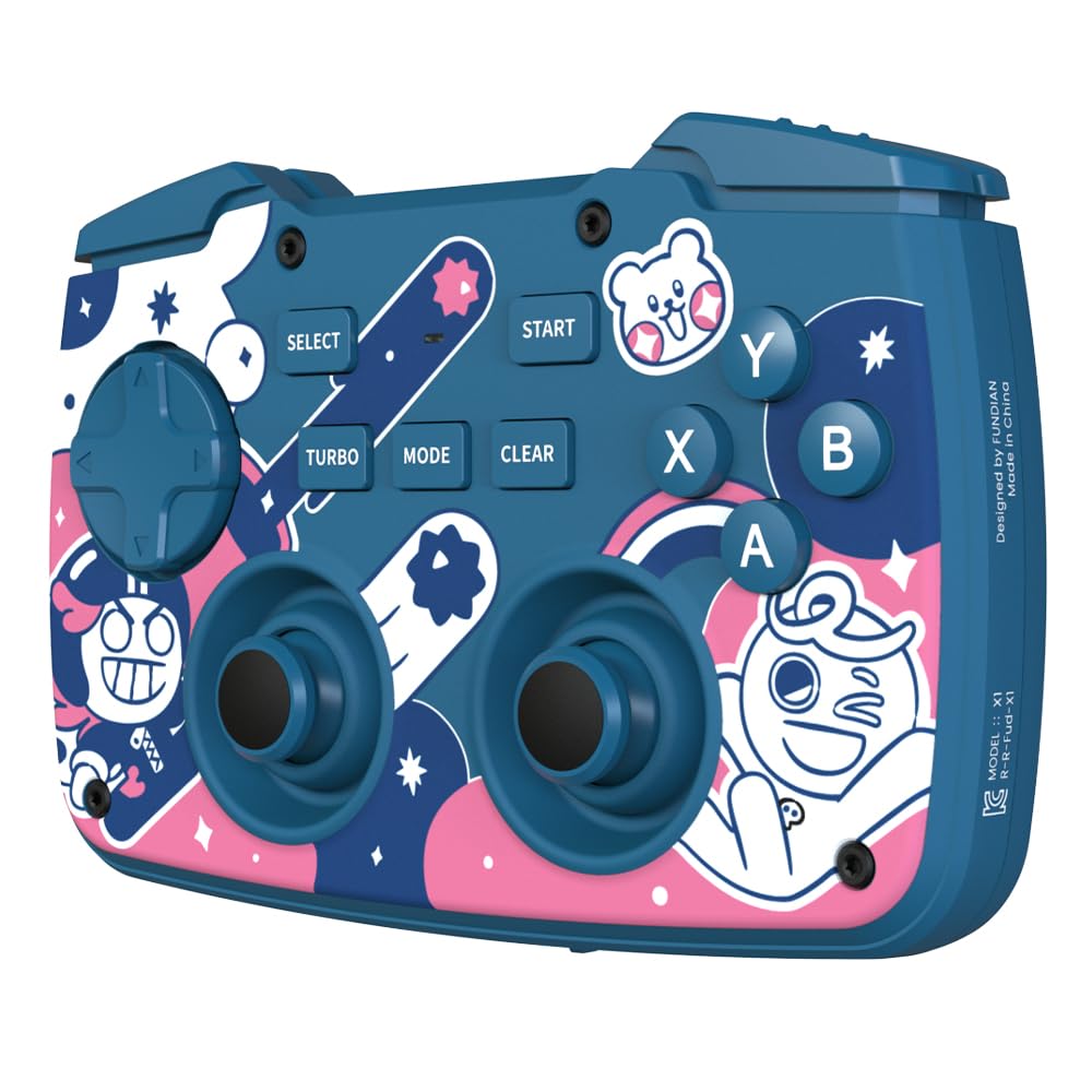 FUNDIAN X1 - Controlador de juego Bluetooth CookieRun edición limitada, control remoto inalámbrico compatible con smartphone, laptop, tablet, PC, iPhone, iPad, Nvidia Shield TV, Chromecast con Google