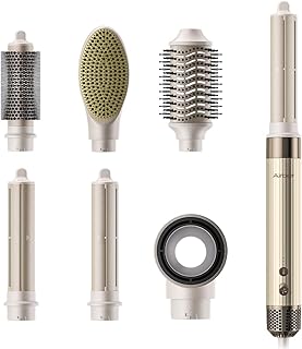 Hyperstyler &Dryer Hair Straightening Set with Styler and Wrap, Professional Hair Tools for Curly Hair, Gold.