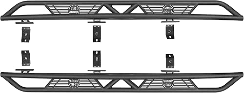 Miniatura 5 de u-Box Gladiator - Estribo tubular con escalones laterales para Jeep JT Gladiator PU 2020 2021 2022 2023 2024