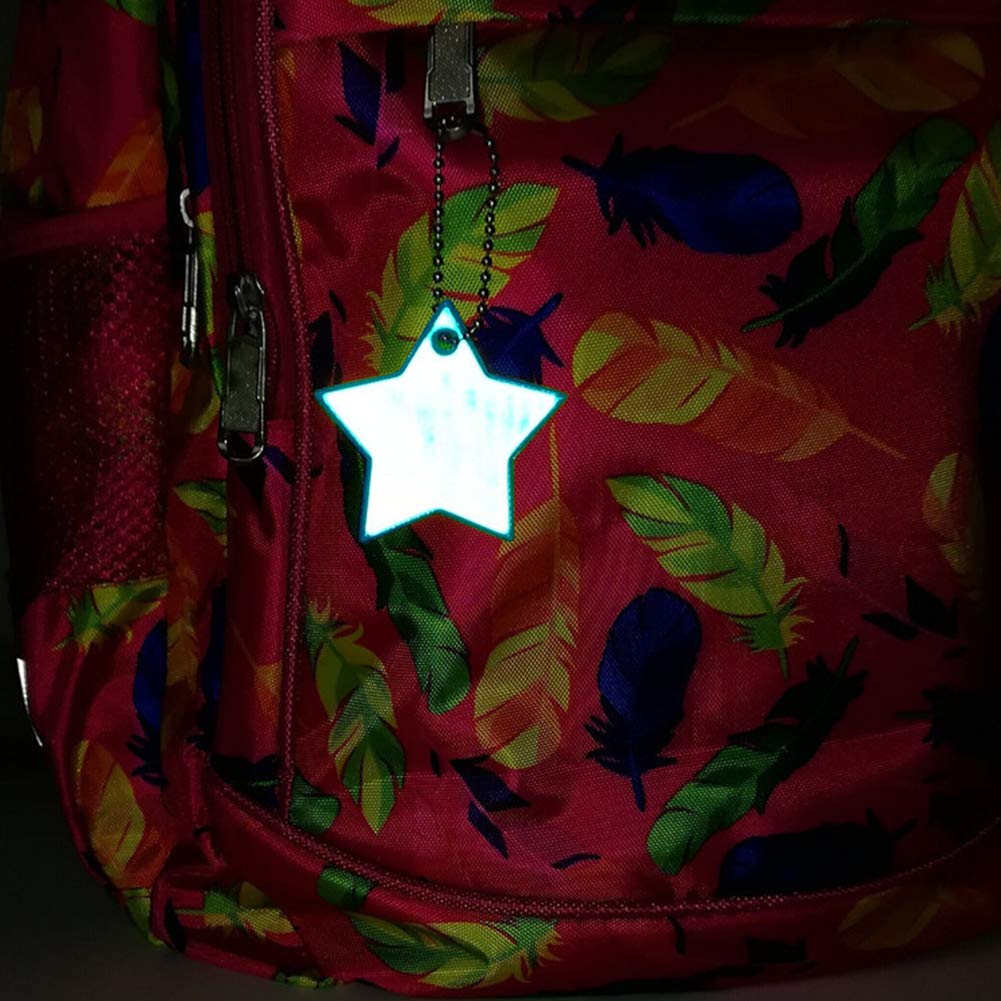 Ciondolo Portachiavi riflettente per bambini zaino per la scuola jogging