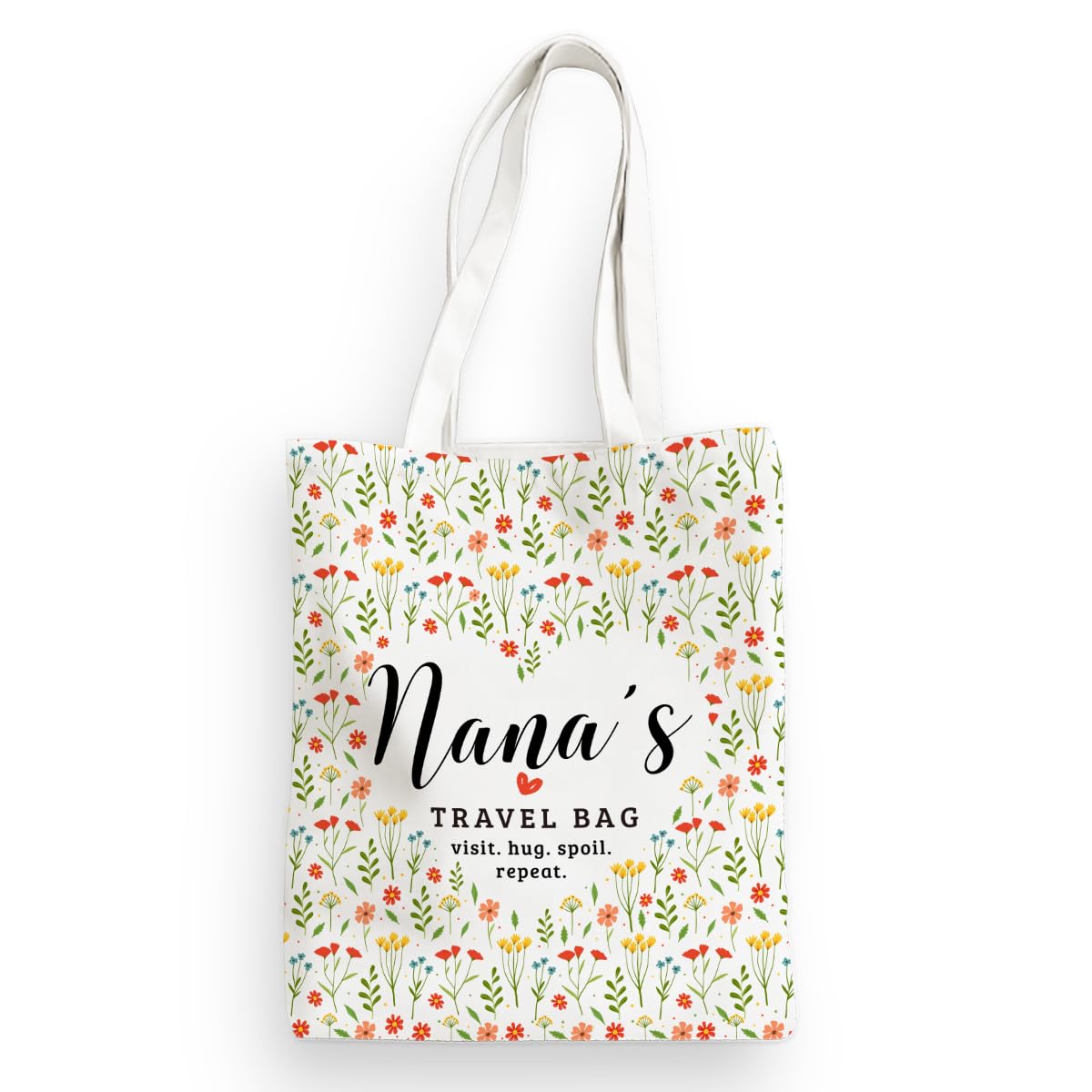 EIXU Colorful Nana Travel Bag Tote Bag Beach Bag Grandma Gifts Retriement Mothers Day Christmas Birthday Gifts for Grandma from Granddaughter Women Grandmother Nana Mimi Camping Shopping Grocery Bag