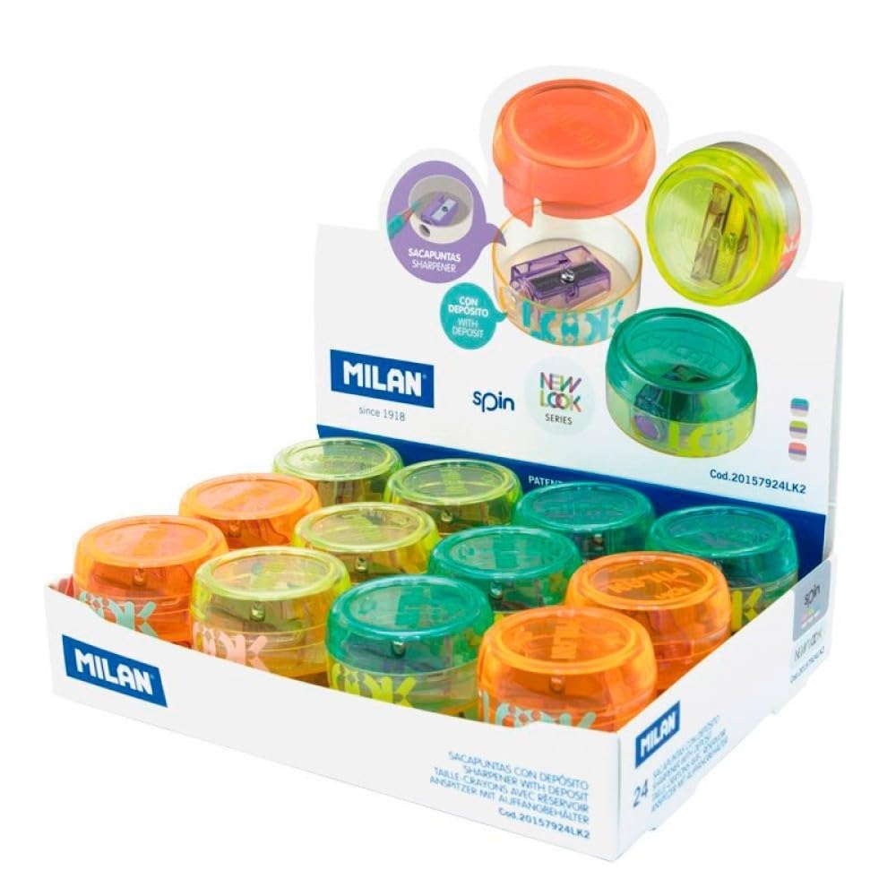 MILAN® New Look Series 24 Sharpener with Spin Reservoir