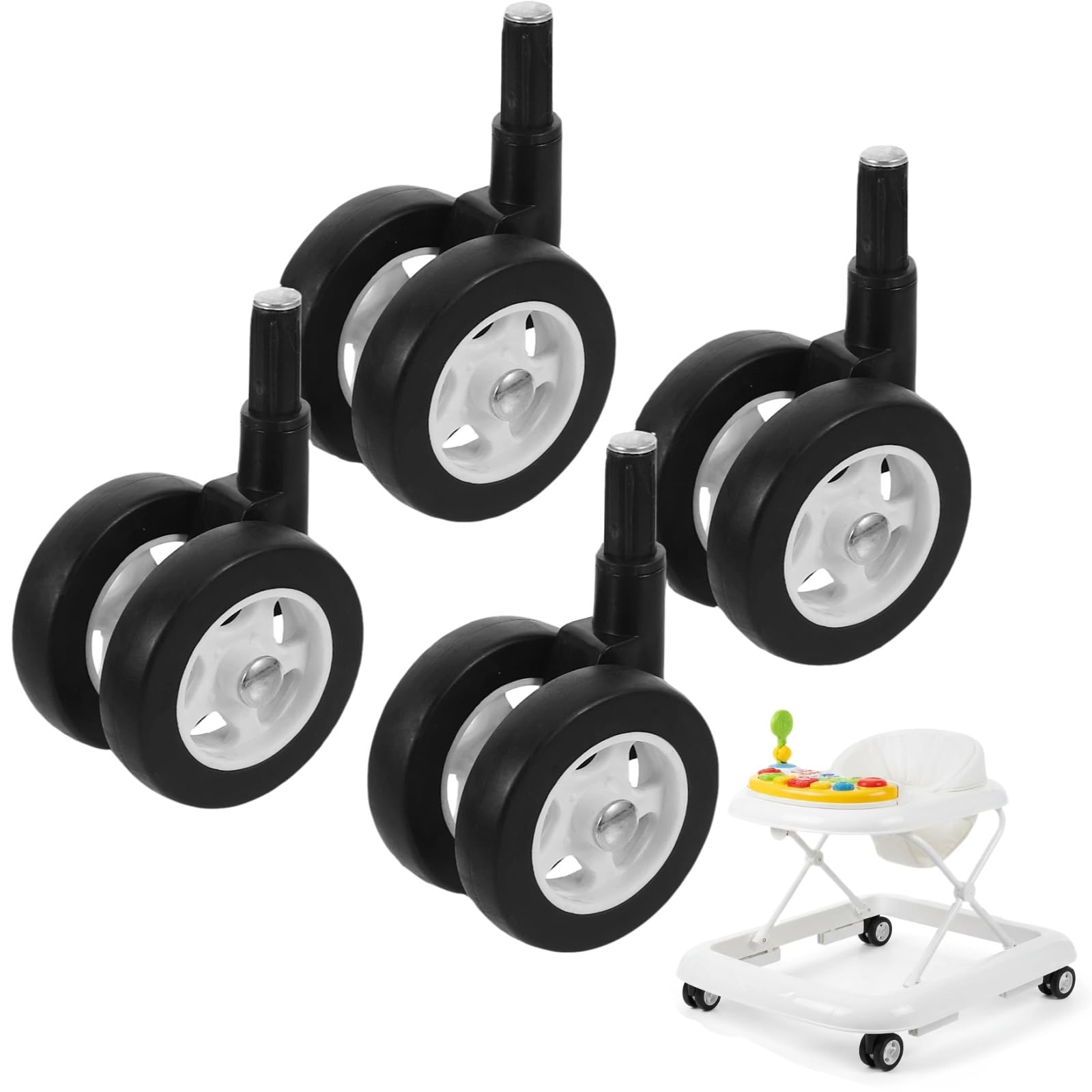 Photo 1 of JOINPAYA Baby Walker Replacement Wheels (4 Pcs)