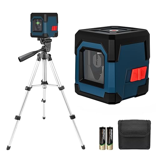 Laser Level,RockSeed 100 Feet Horizontal Line Laser, Self Balancing, Vertical