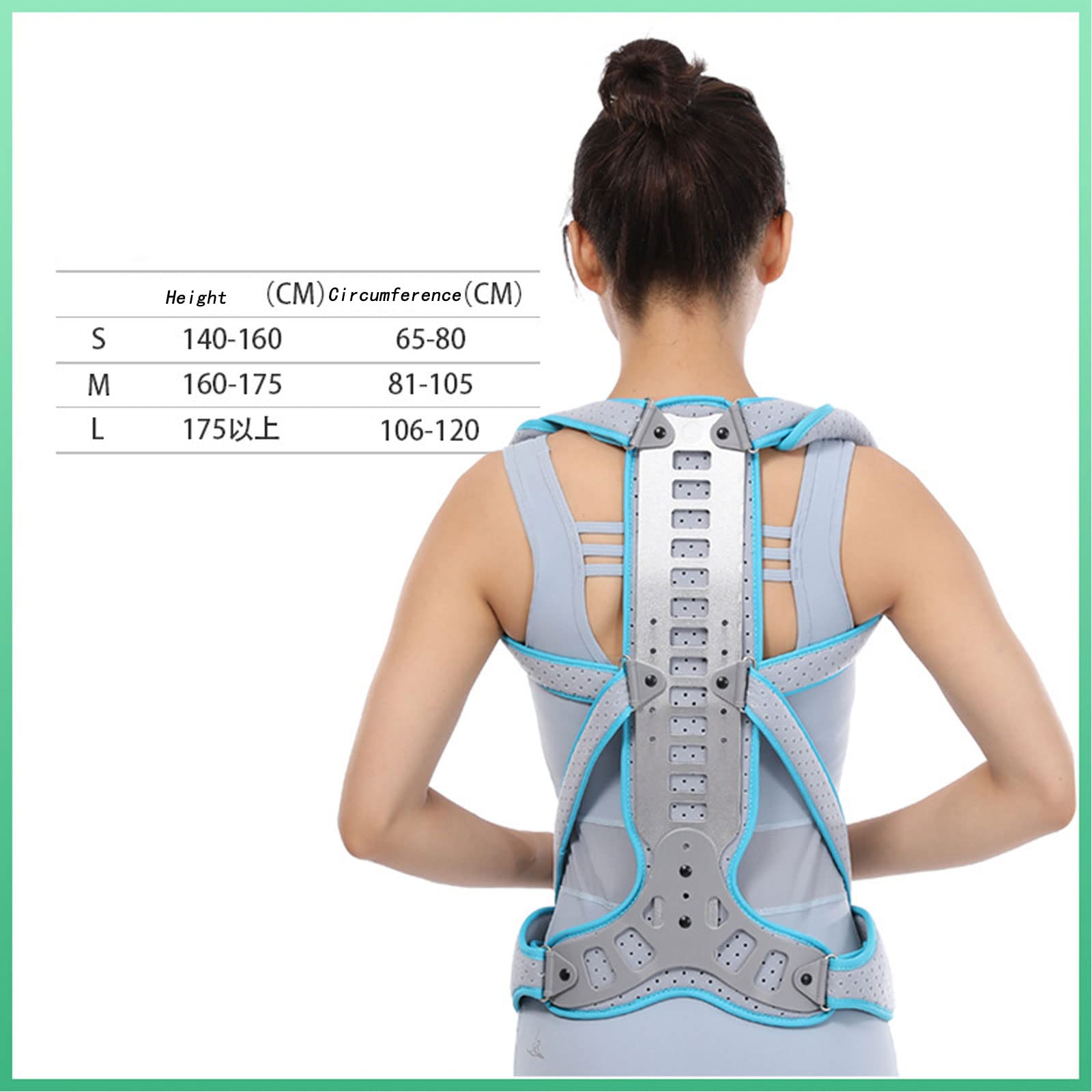 Bretella Cintura di Supporto Regolabile Correttore di Postura della Colonna Vertebrale Correzione della Schiena Fascia Gobba Fascia Lombare Fascia per La Spalla