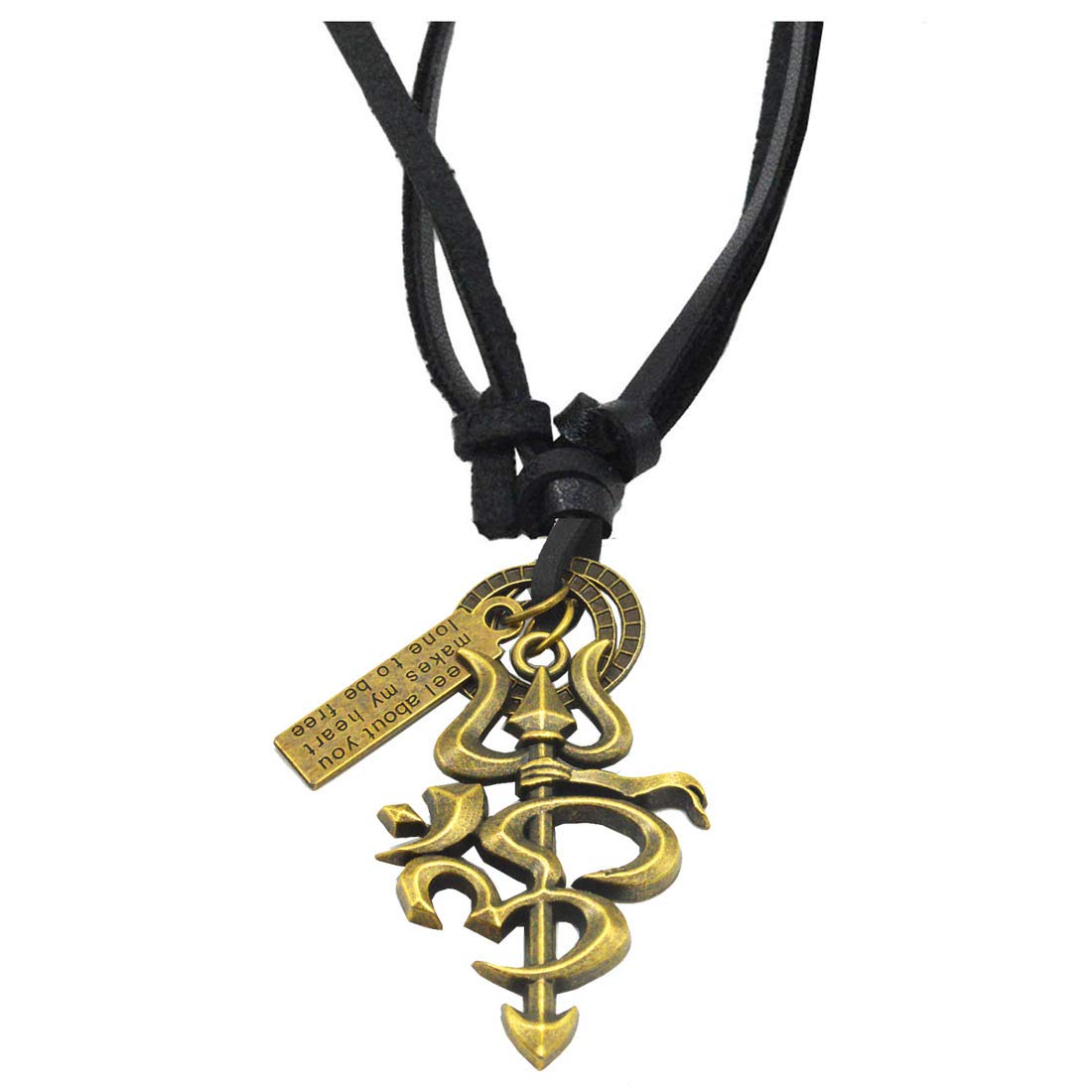 Lord Shiv Trishul's Pendant for Men and Boys with Rope Chain Gold Plated Brass Necklace Pendant for Men and Boys-image-43