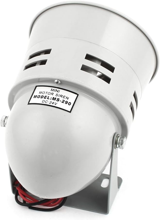 MS-290 Gray Plastic Industrial Alarm Sound Motor Siren Horn 130dB DC 24V (9ab9acd6fe3ccf5db74ee6f3f3196242)