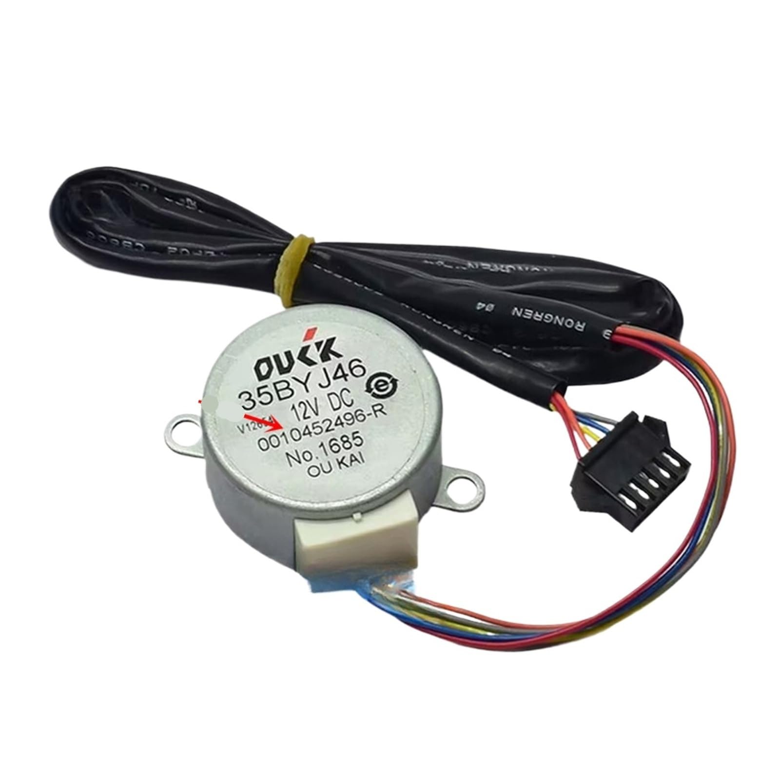 35BYJ46 ，Compatible For Haier， Air Conditioner Vertical Cabinet Unit Swing Leaf Guide Synchronous Motor 12v Stepping Wind Motor(0010452496-R -76cm)