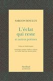  L\'Éclat qui reste et autres poèmes