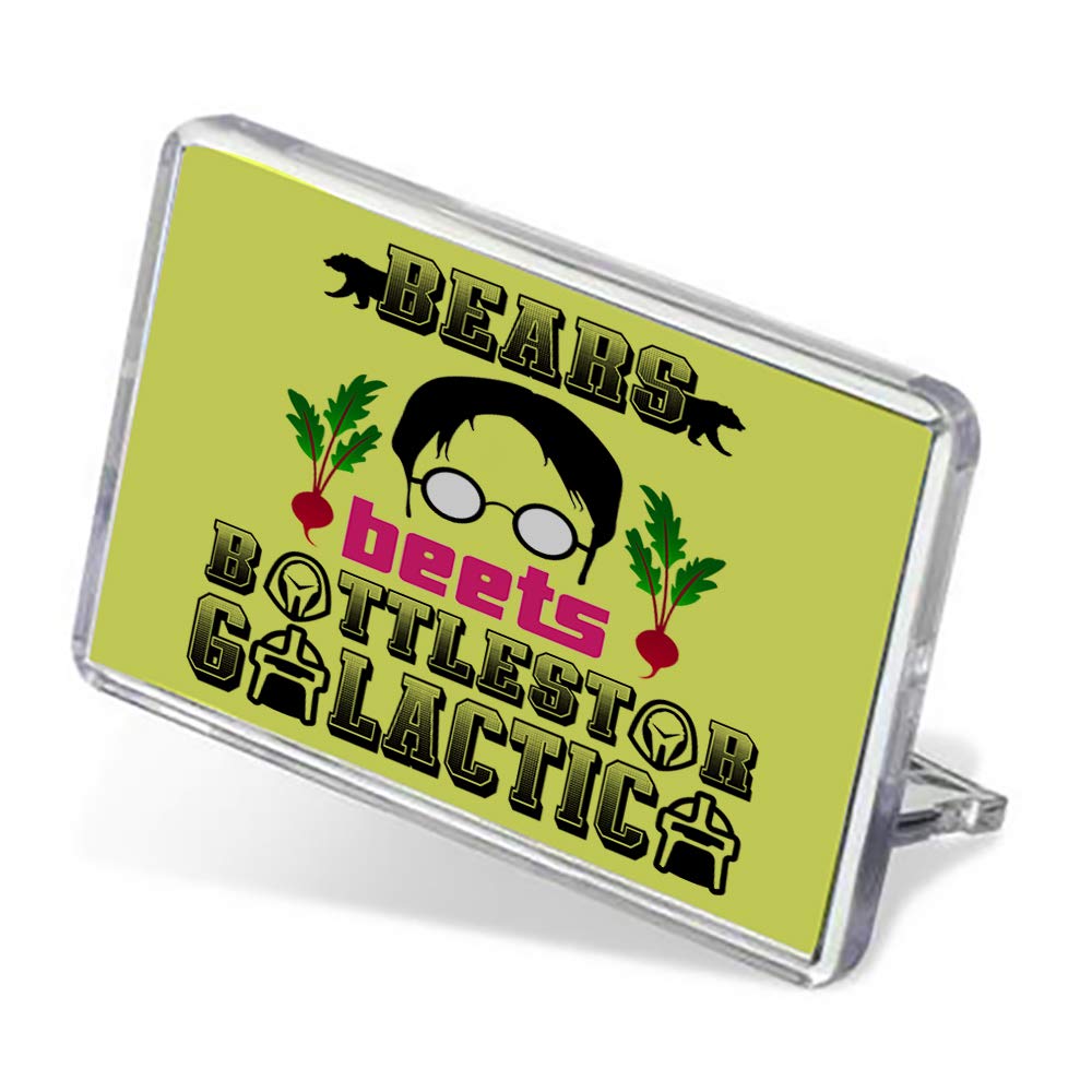 Bears Beets Battlestar Galactica Office Quote Unique Birthday Gift For anyone Gift fridge magnet.