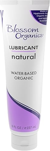 Blossom Lube Organics - Lubricante personal para mujeres, pH equilibrado, no irritante, lubricante personal a base de agua, libre de ingredientes