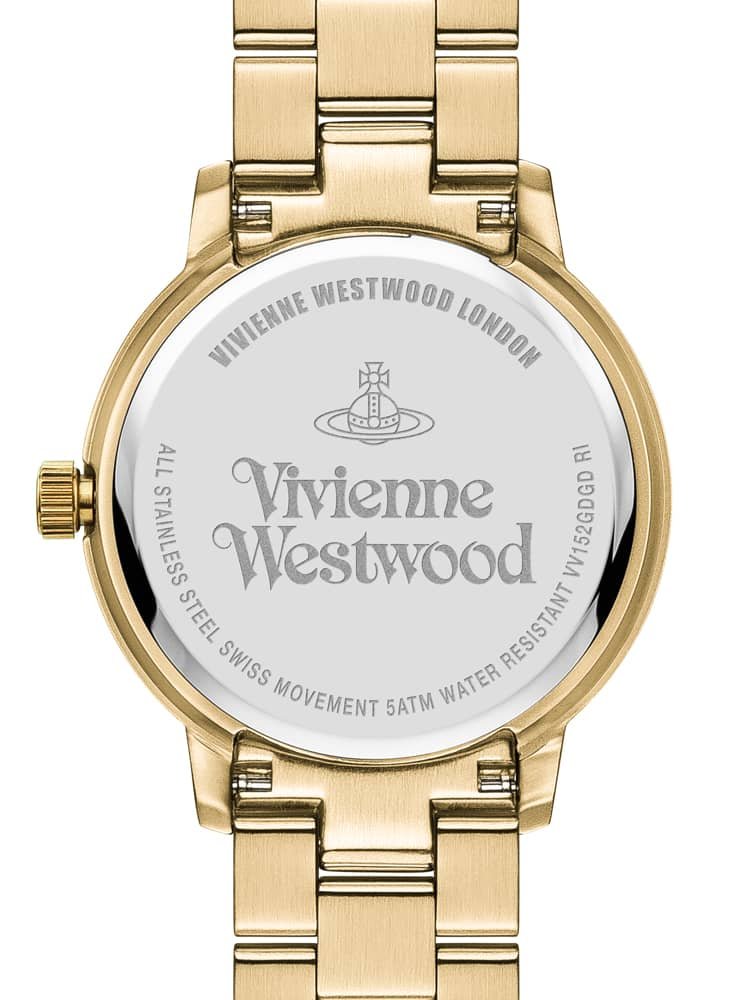 Vivienne Westwood Bloomsbury Damen-Quarzuhr mit Analog-Anzeige und Edelstahl-Armband