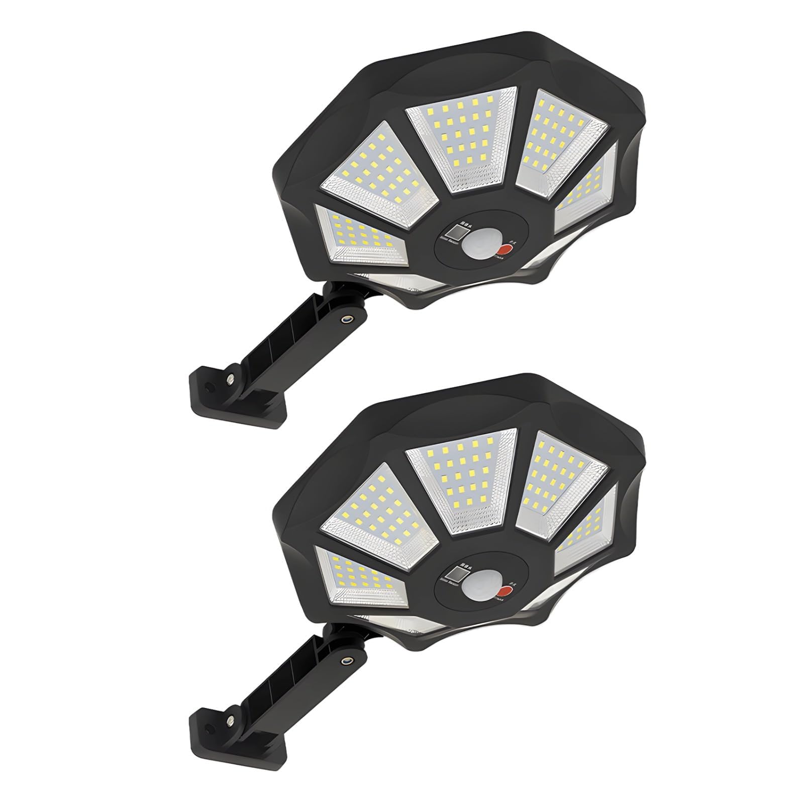 Lampe solaire extérieur 168 LED avec détecteur mouvement x2