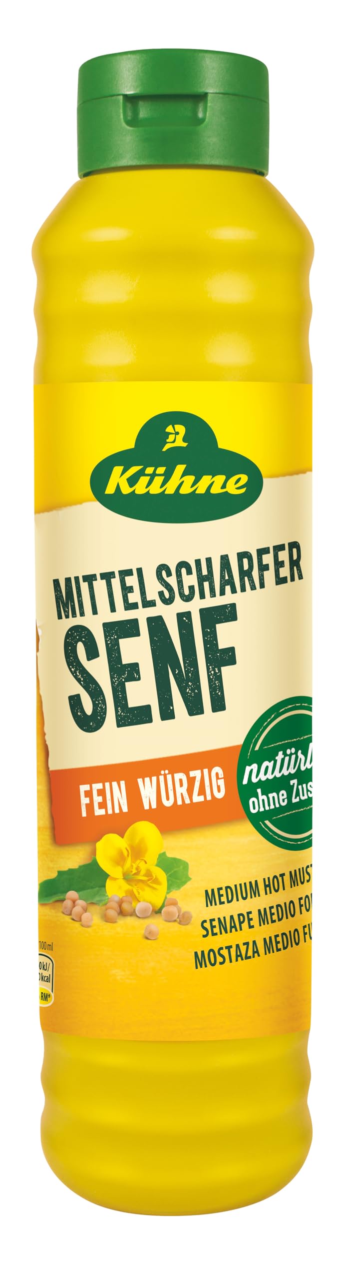 Kühne Senf mittelscharf, 875ml