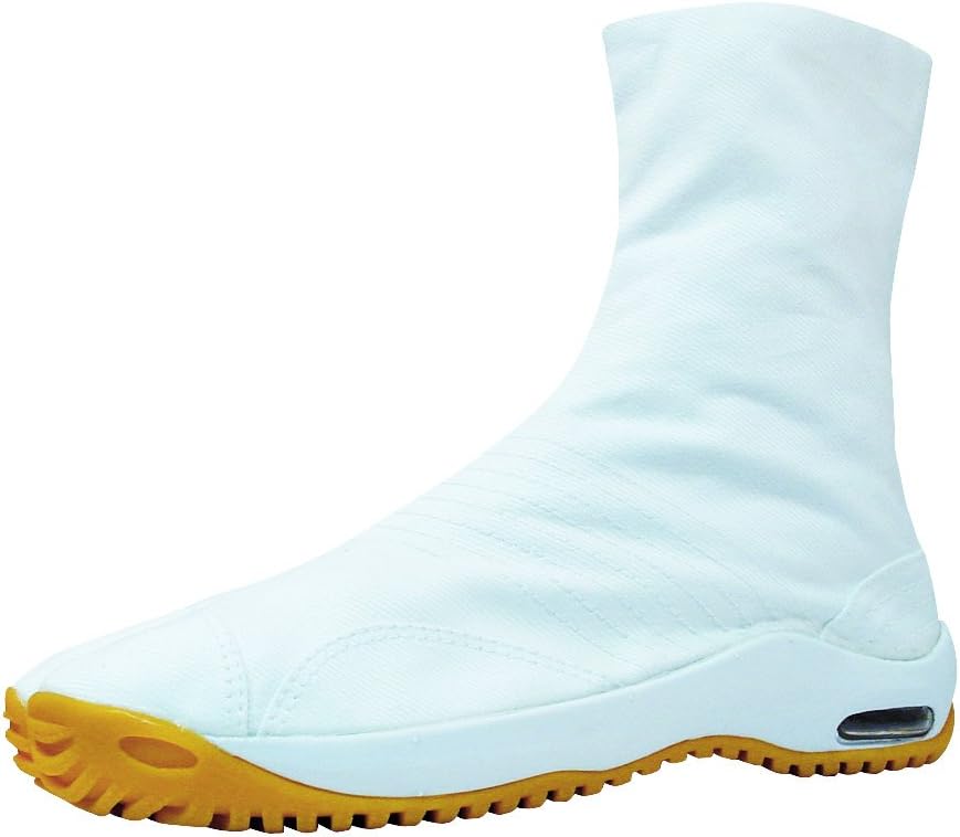 MARUGO Air JOG Men's 6 White Cotton Tabi Boots 28 cm