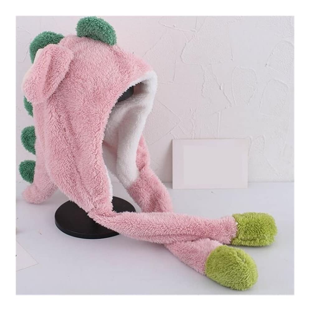 Sombrero Gorros Invierno Cálido Gorro De Felpa De Dinosaurio, para Mujer, De Invierno, De Felpa Esponjosa, con Capucha, Bufanda, Sombrero, Regalos De Festival Sombrero De Invierno Hombre